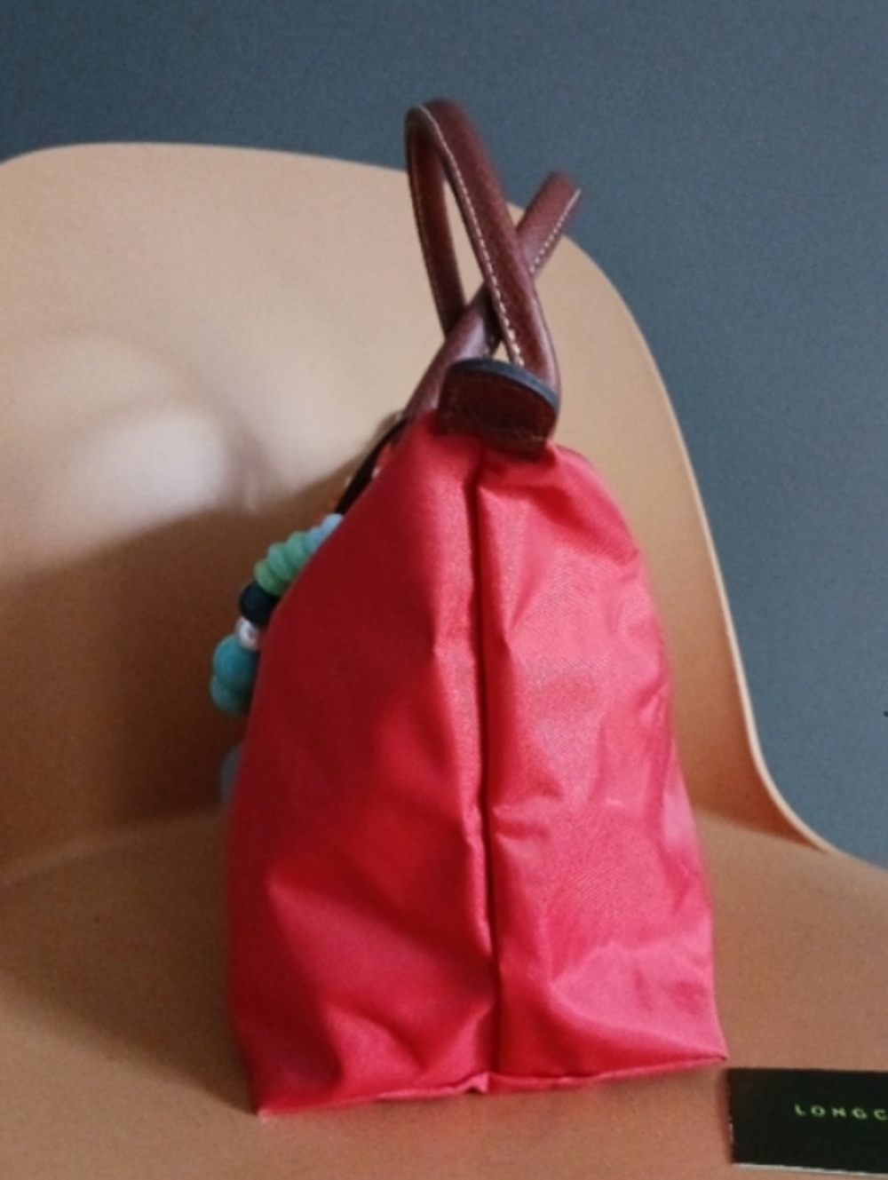 Longchamp Le Pliage Tote Bag, Foldable Pink - Picture 7 of 15